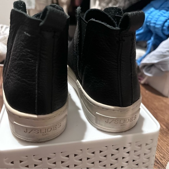 J/Slides Holland Black Platform Sneaker - Picture 4 of 6